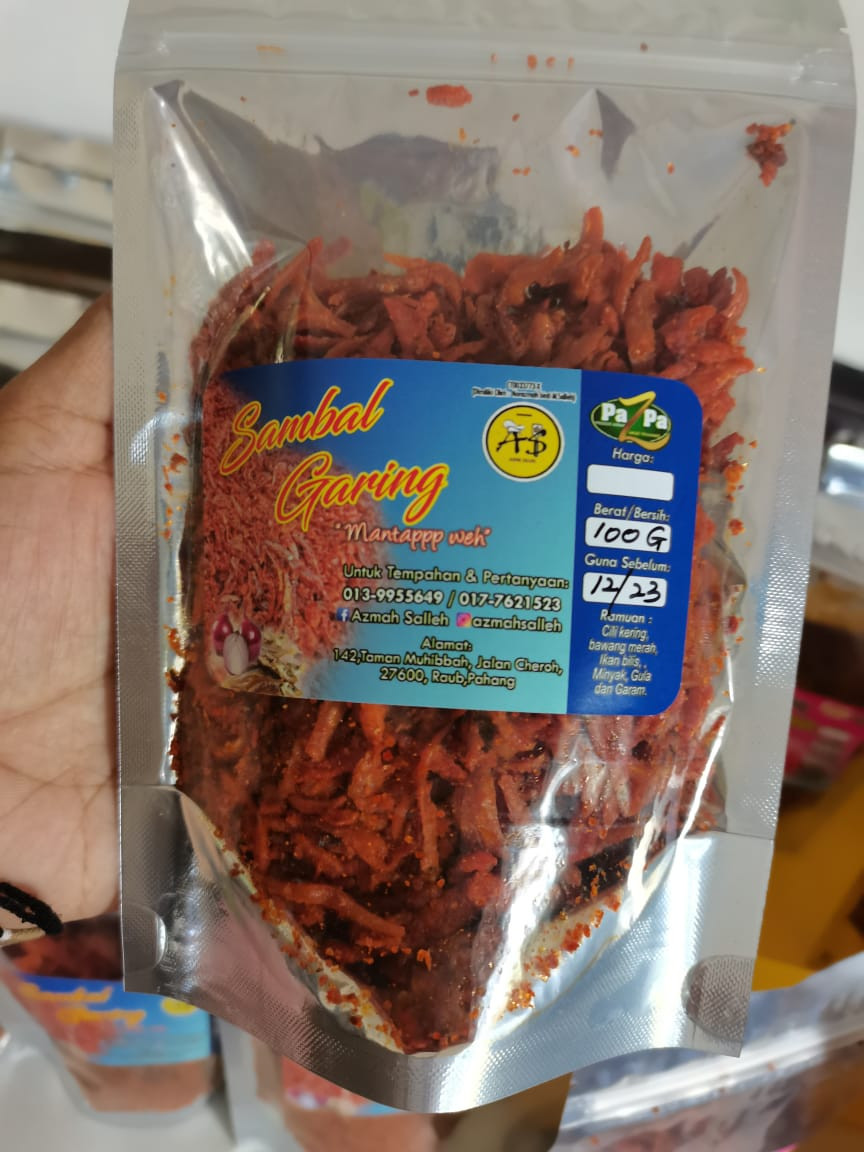Sambal Garing Ikan bilis