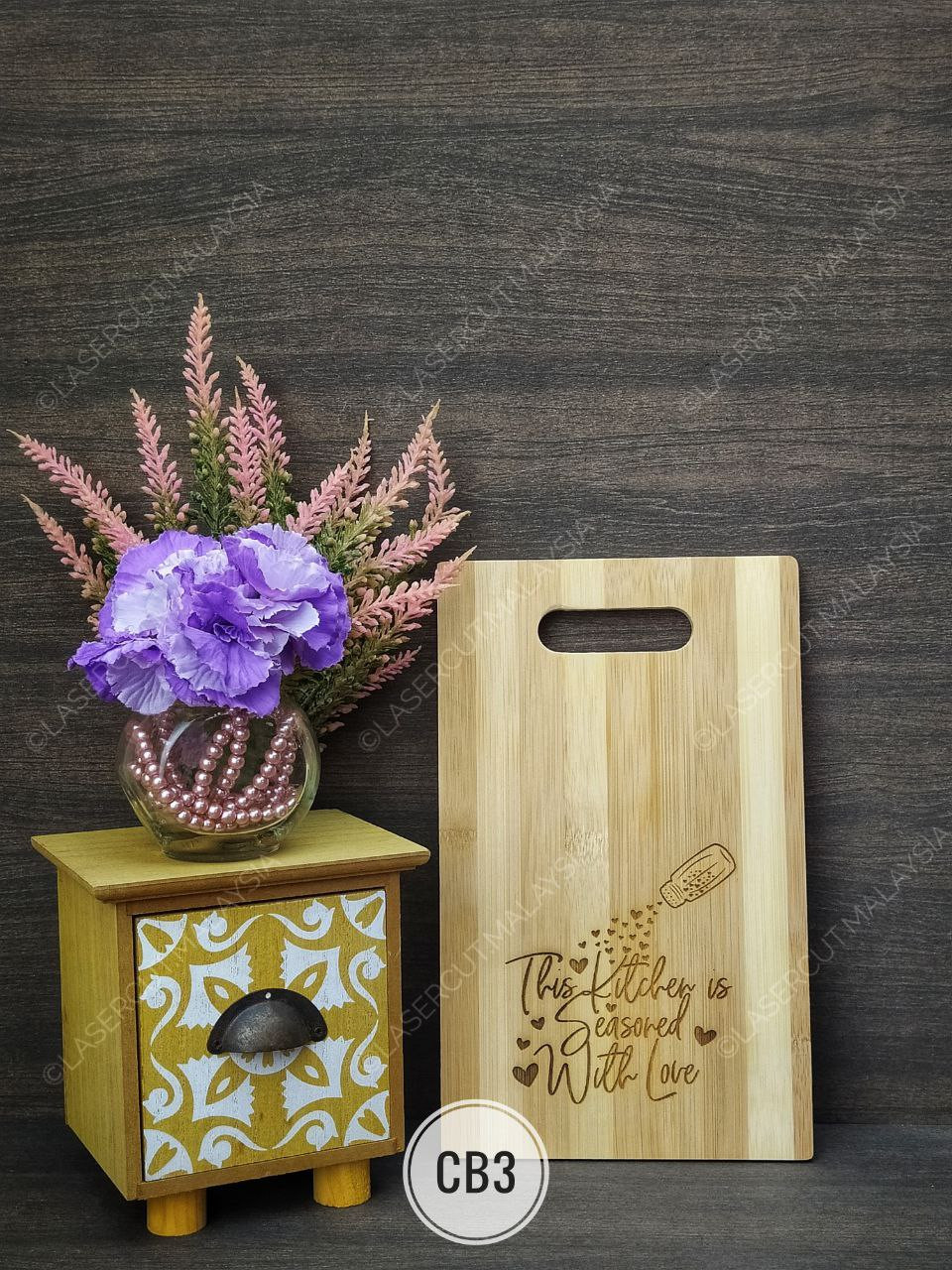 Engrave Custom Name Chopping Board CB3