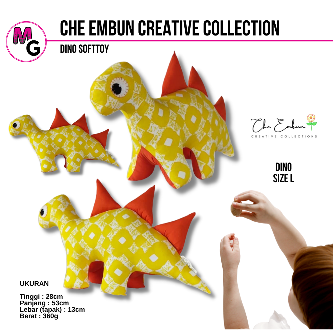 Softtoy DINOSAUR SIZE L Che Embun