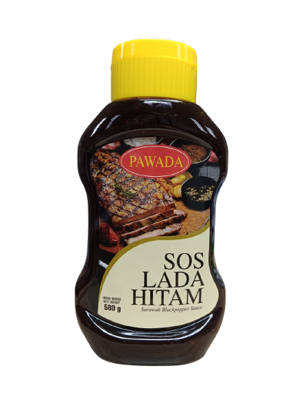 PAWADA BLACK PEPPER SAUCE ORIGINAL 580G (SQUEZZE BOTTLE)