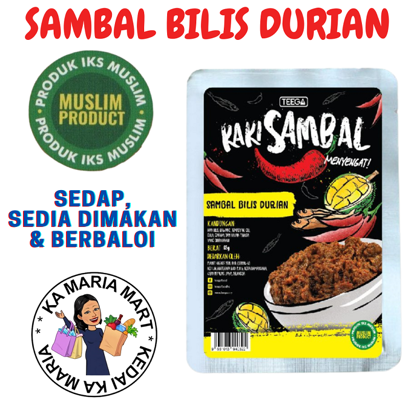 [HOT SELLING] TEEGA SAMBAL BILIS DURIAN
