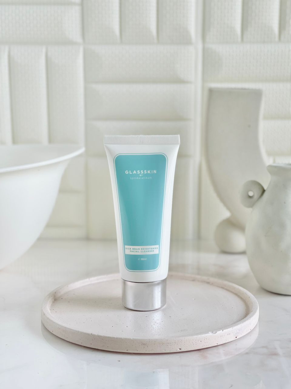 GLASSSKIN RICE BRAN BRIGHTENING FACIAL CLEANER