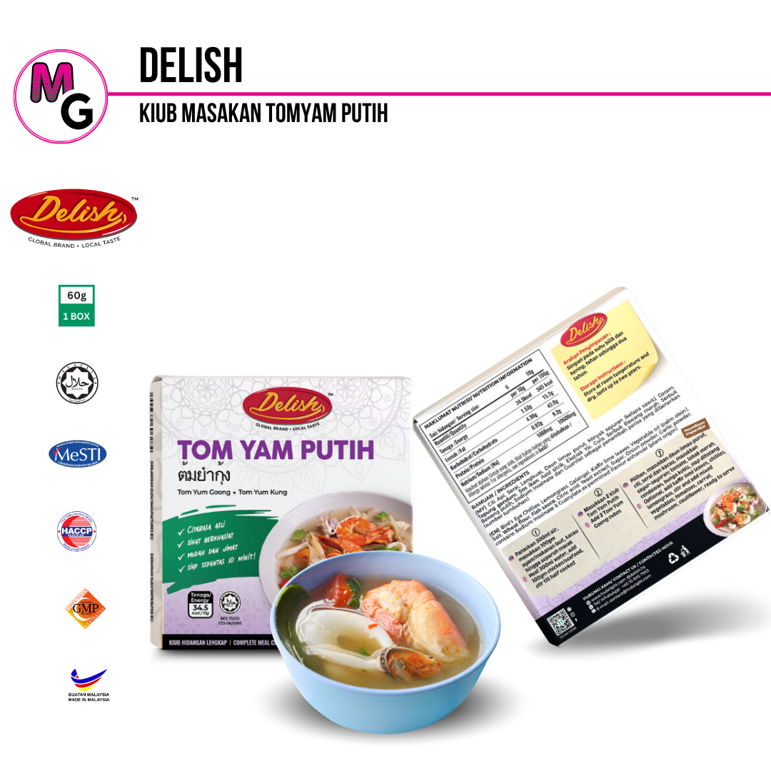 Kiub Masakan Tomyam Putih.Delish
