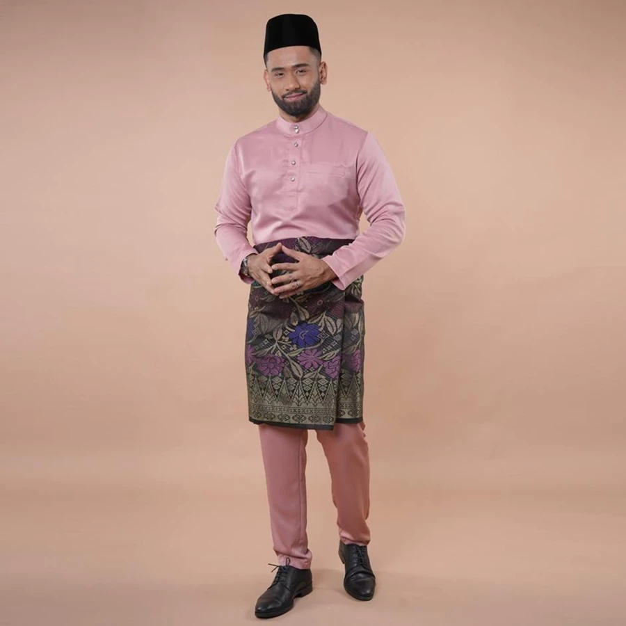 BAJU MELAYU ANDIKA PINK BELACAN