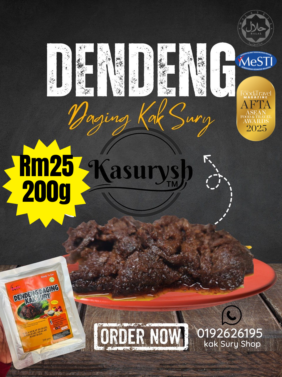 Sambal Dendeng Kak Sury