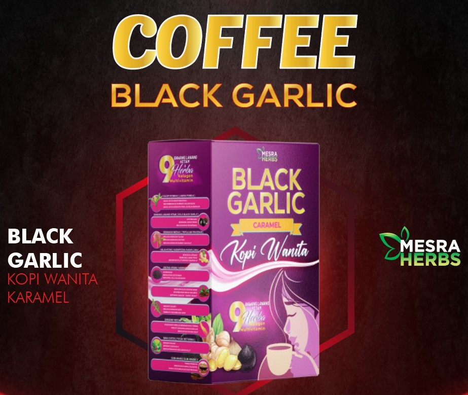 Black Garlic Caramel Kopi Wanita