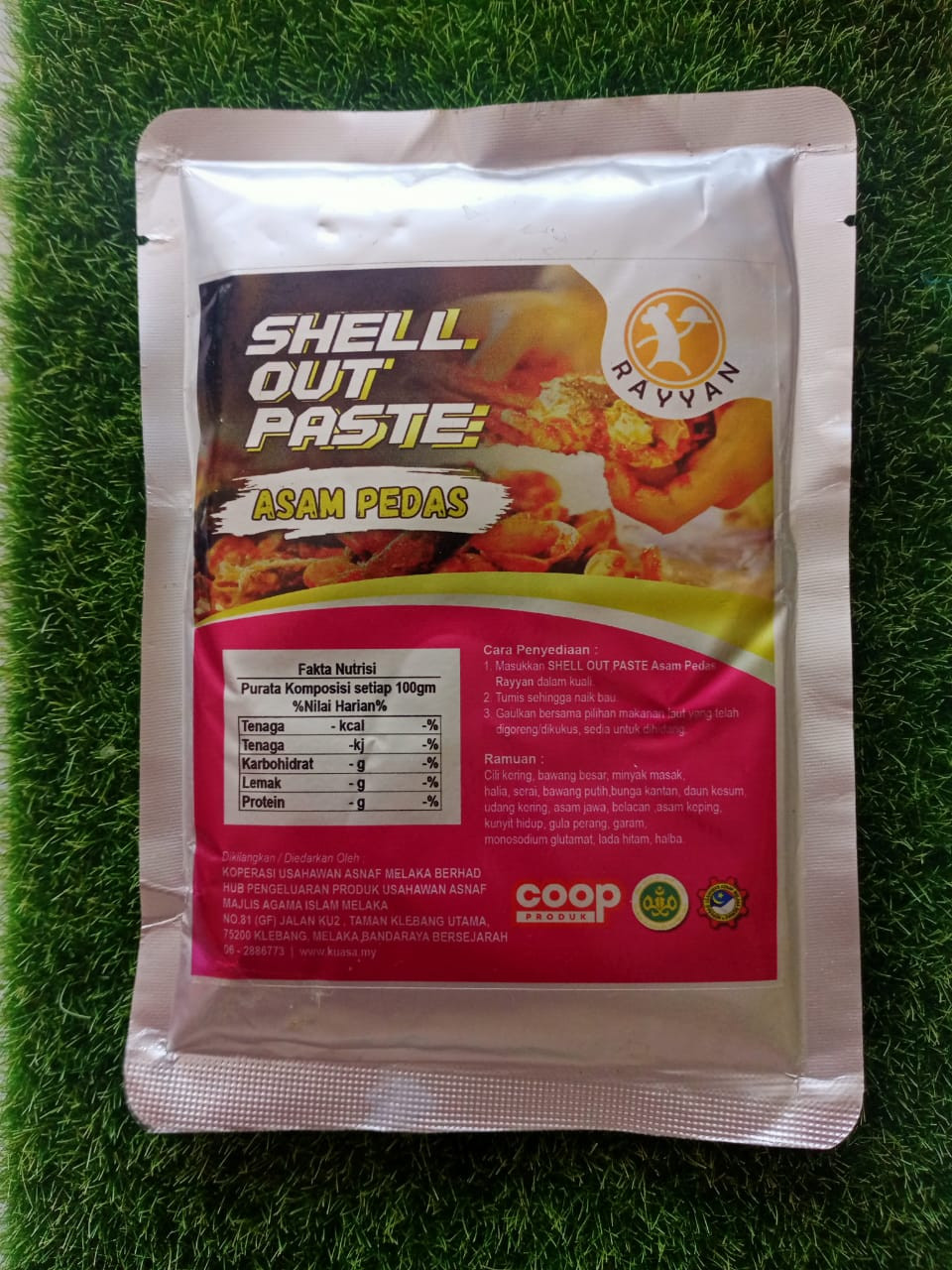 Shell Out Paste Asam Pedas