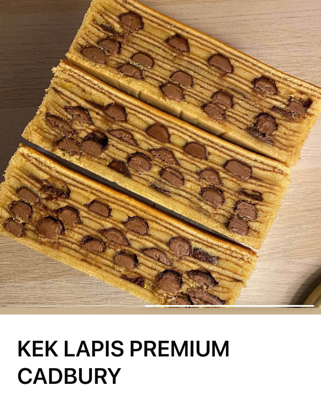 Kek Lapis Premium Cadbury