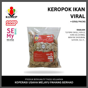 KEROPOK IKAN VIRAL 225G