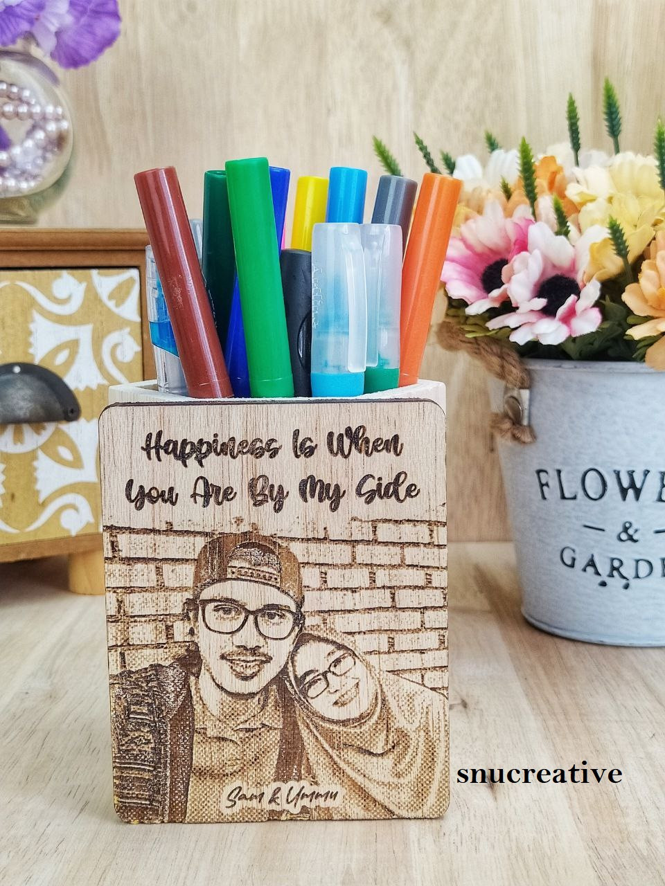 Pen Box Holder Custom