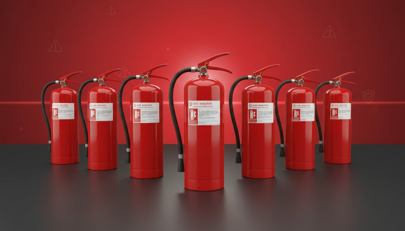 9 Kg Dry Powder Fire Extinguisher Refill complete with certifications (Bomba and Maintenance Schedule)