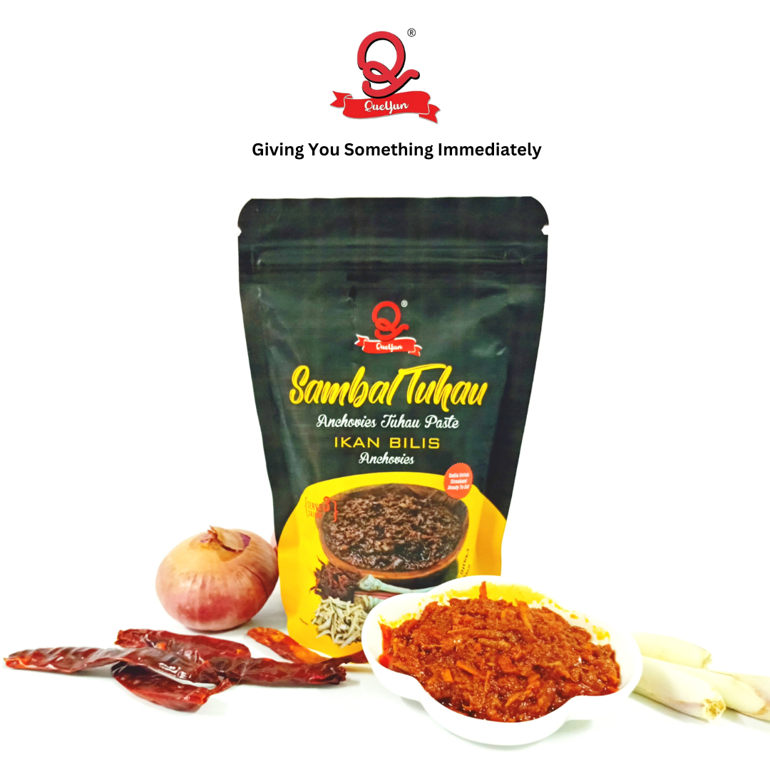[Sambal Tuhau Bilis]Muslim Produk Keluaran QueYun Brand original resepi dari Sabah