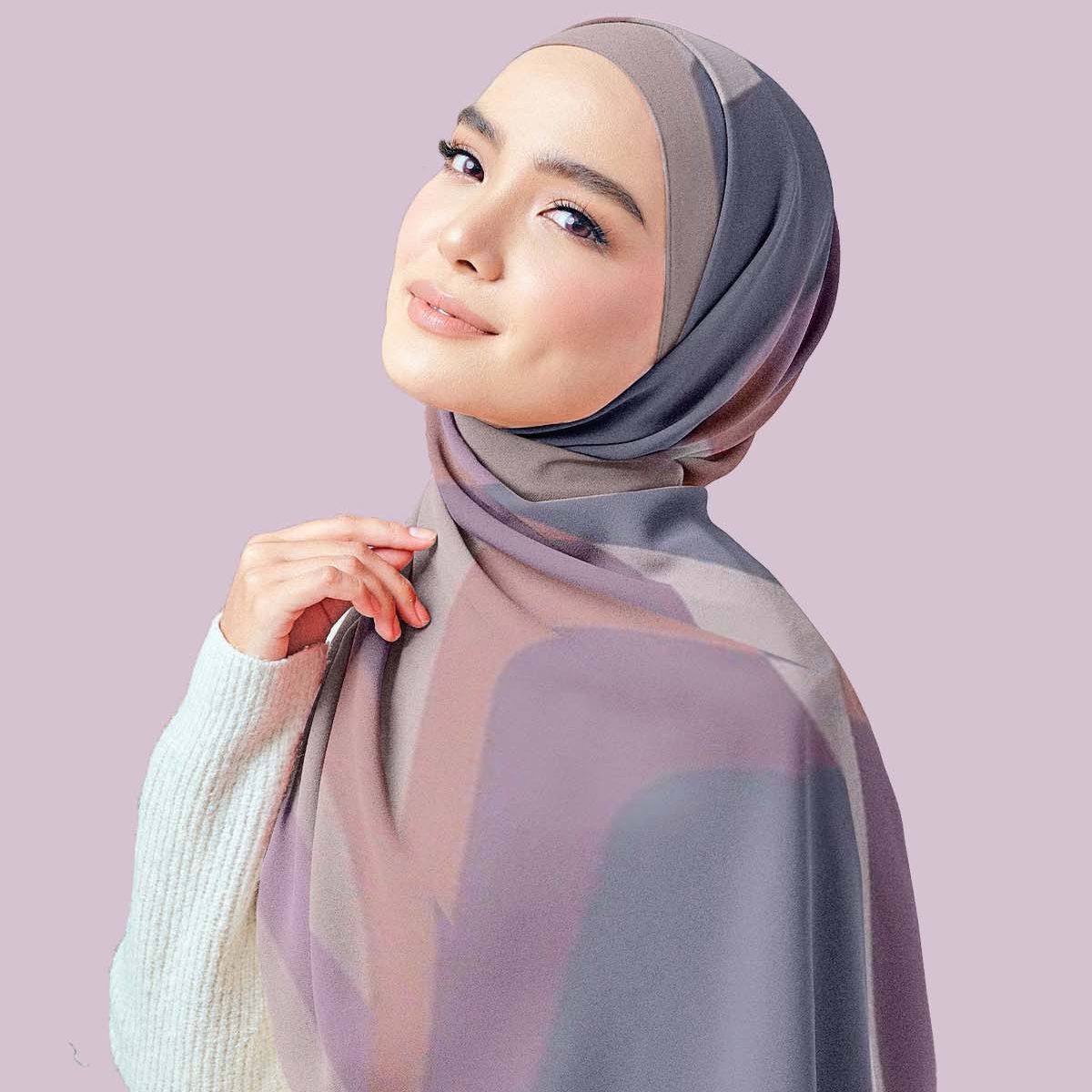 Tudung Demure Plum