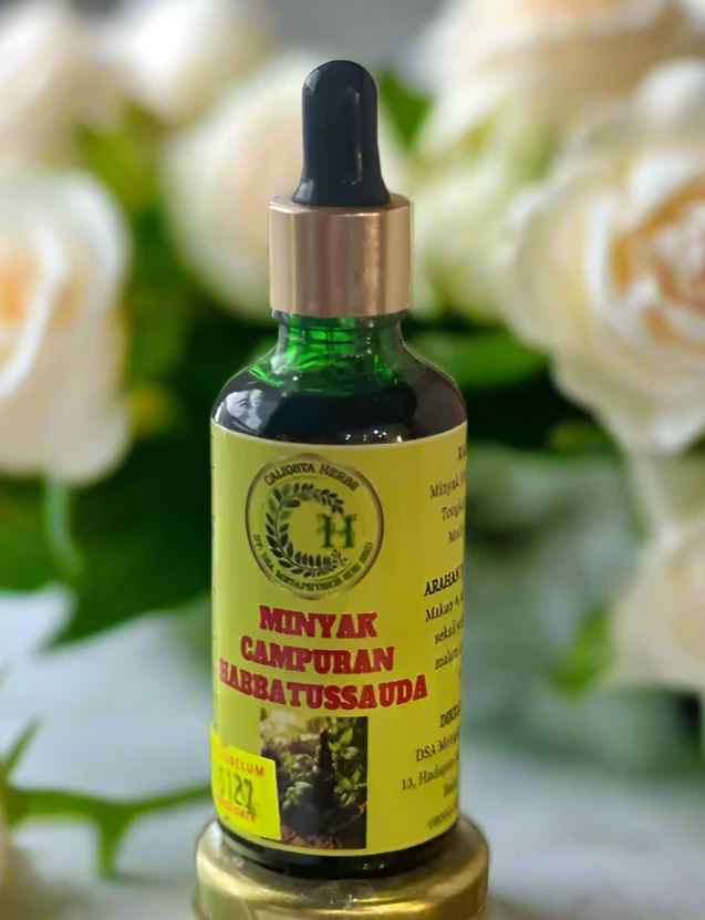 MINYAK CAMPURAN HABBATUS SAUDA DSA – KEGUNAAN TRADISIONAL DALAMAN