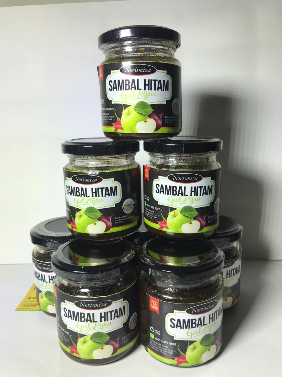 Sambal Hitam Epal Hijau