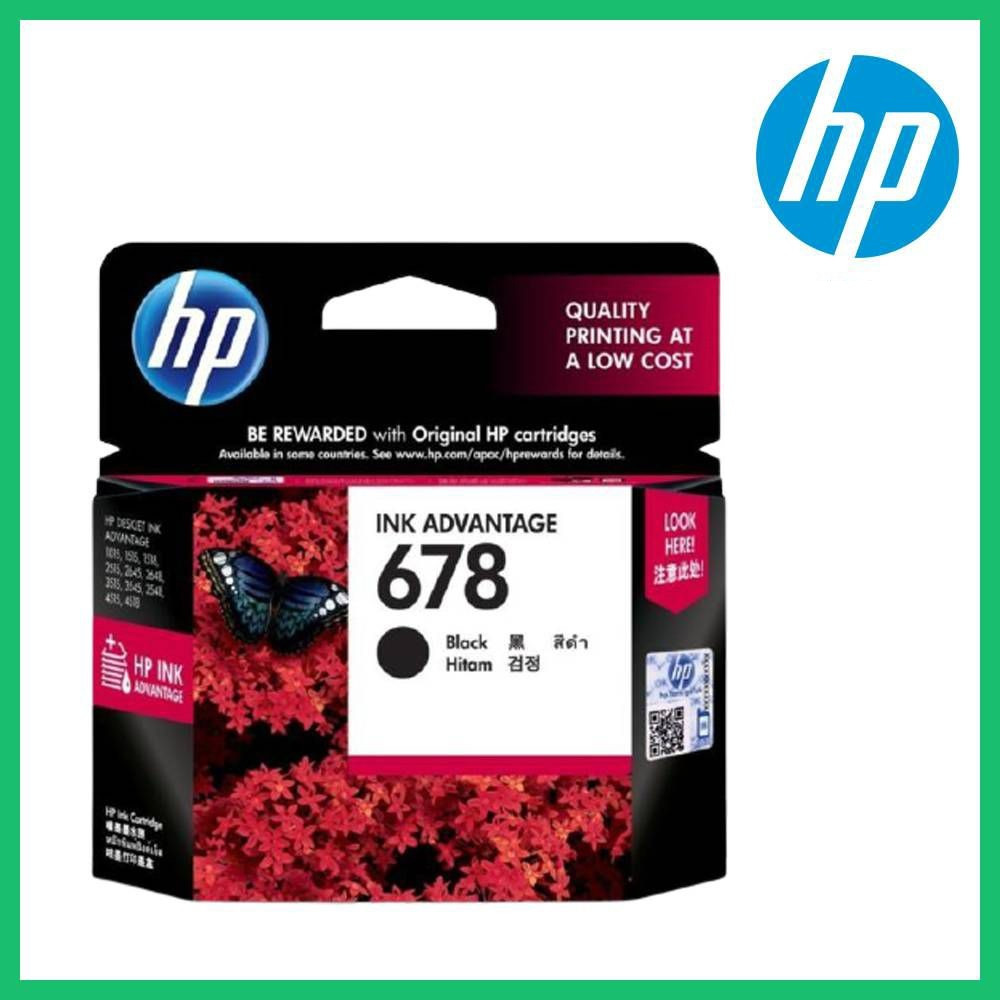 HP 678 BLACK INK CARTRIDGE