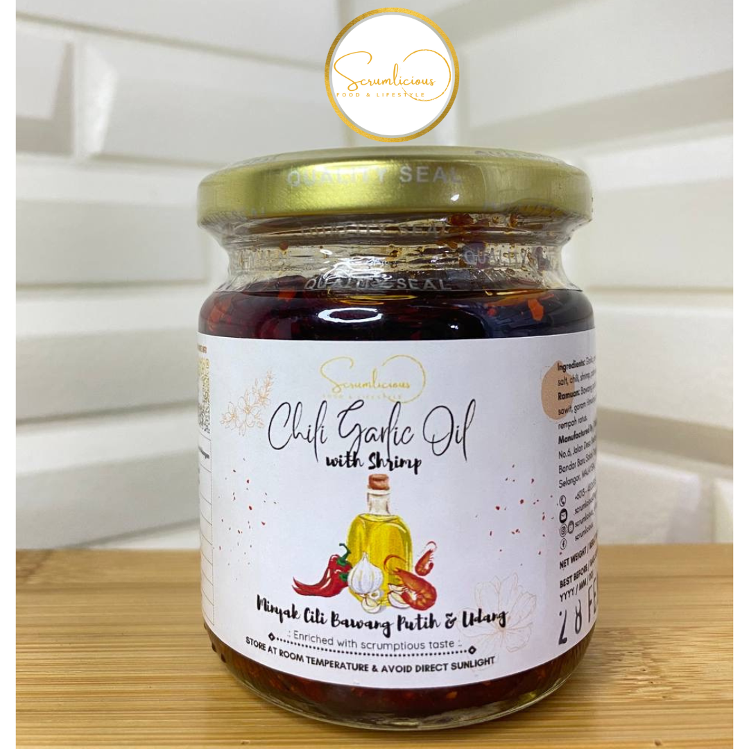 Scrumlicious Shrimp Chili Garlic Oil