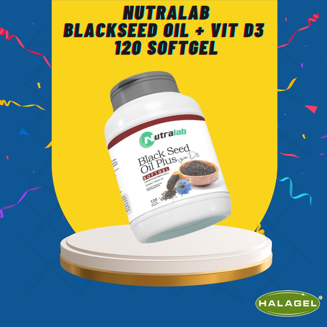 Nutralab Blackseed Oil + Vitamin D3 250IU (softgel) Premium 30's by Kop Halagel