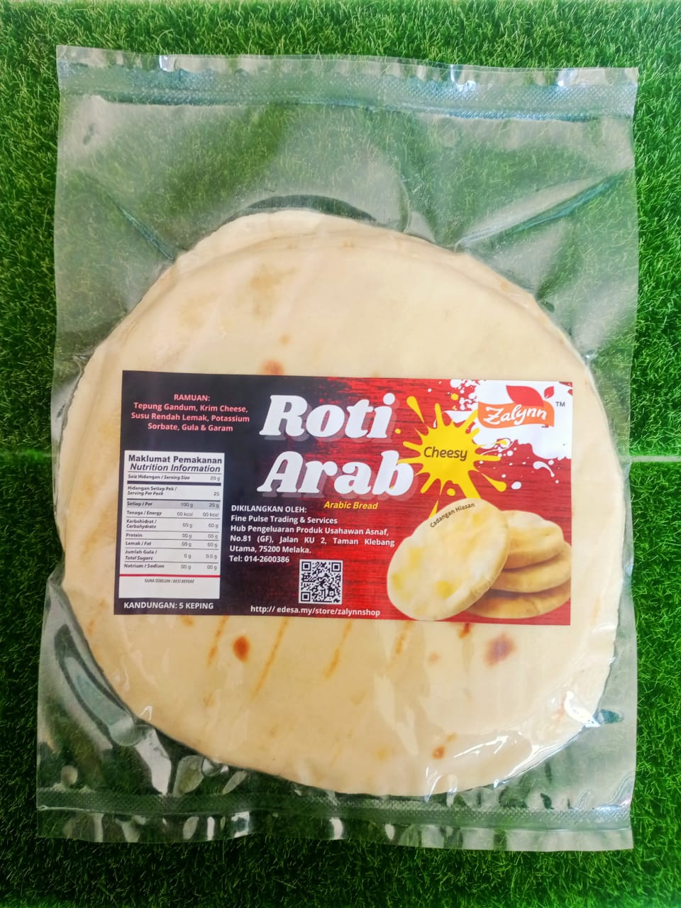 Roti Arab- Cheesy