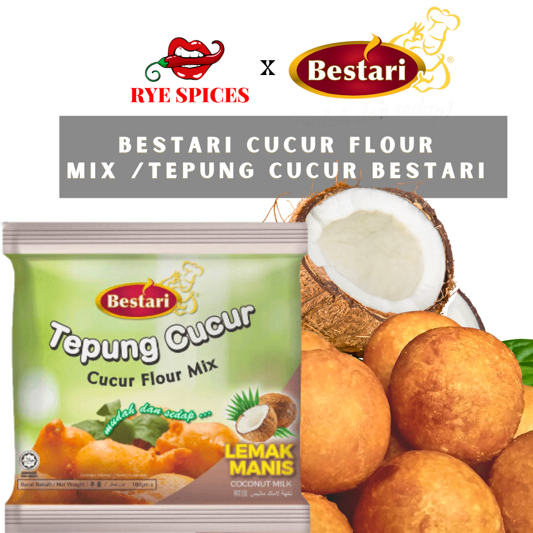 Bestari Cucur Flour Mix/Tepung Cucur Lemak Manis Bestari (160g) Halal