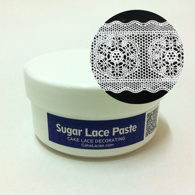 CakeLaces Ready-to-use Edible White Sugar Lace Paste 200g