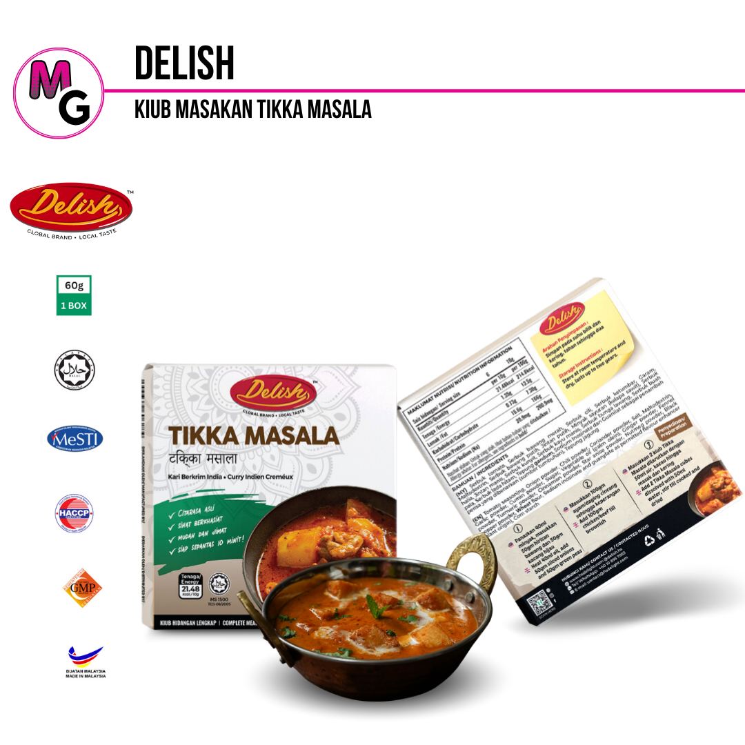 Kiub Masakan Tikka Masala Delish