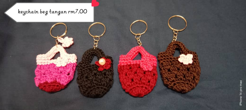 Keychain bentuk beg tangan