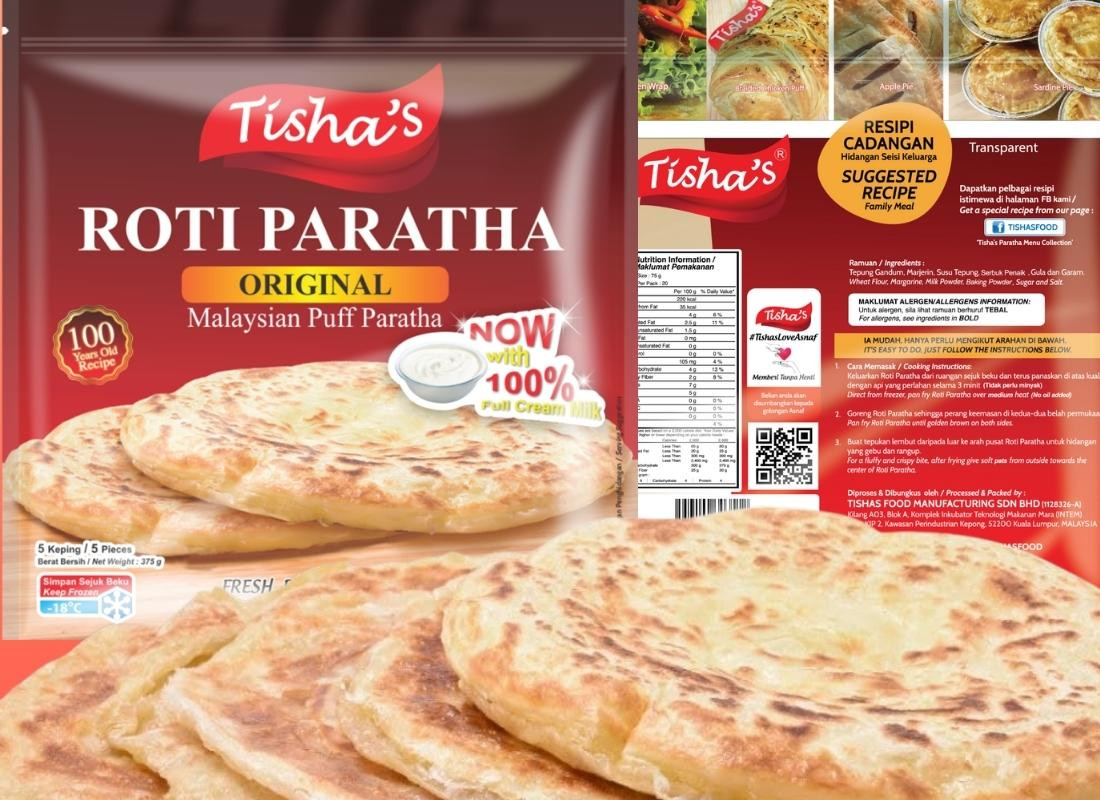 ROTI PARATHA ORIGINAL 5pcs