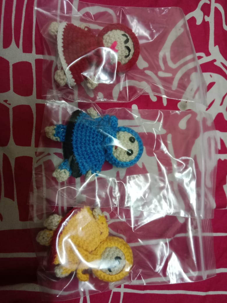 Keychain anak patung hijab gurl