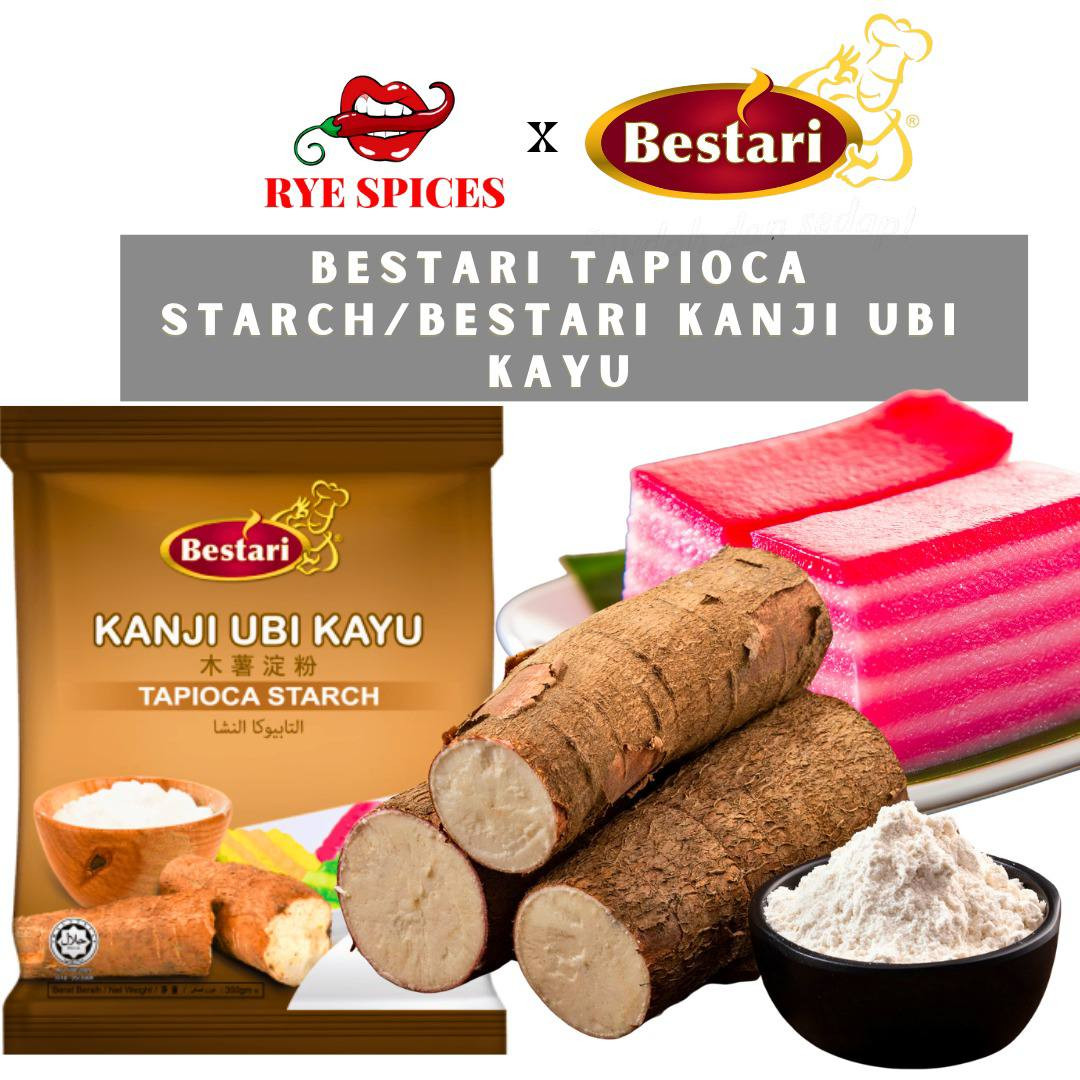 Bestari Tapioca Starch/Kanji Ubi Kayu Bestari (Halal) 350g cassava powder