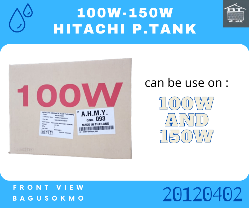 HITACHI 100W-150W PRESSURE TANK (2L)