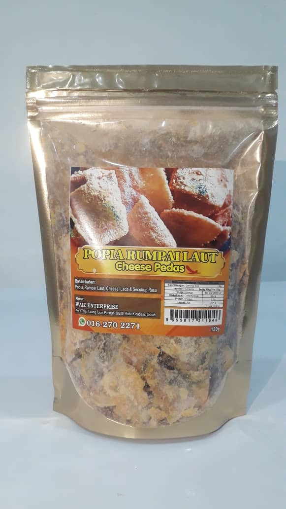 Popia Rumpai Laut Cheese Pedas