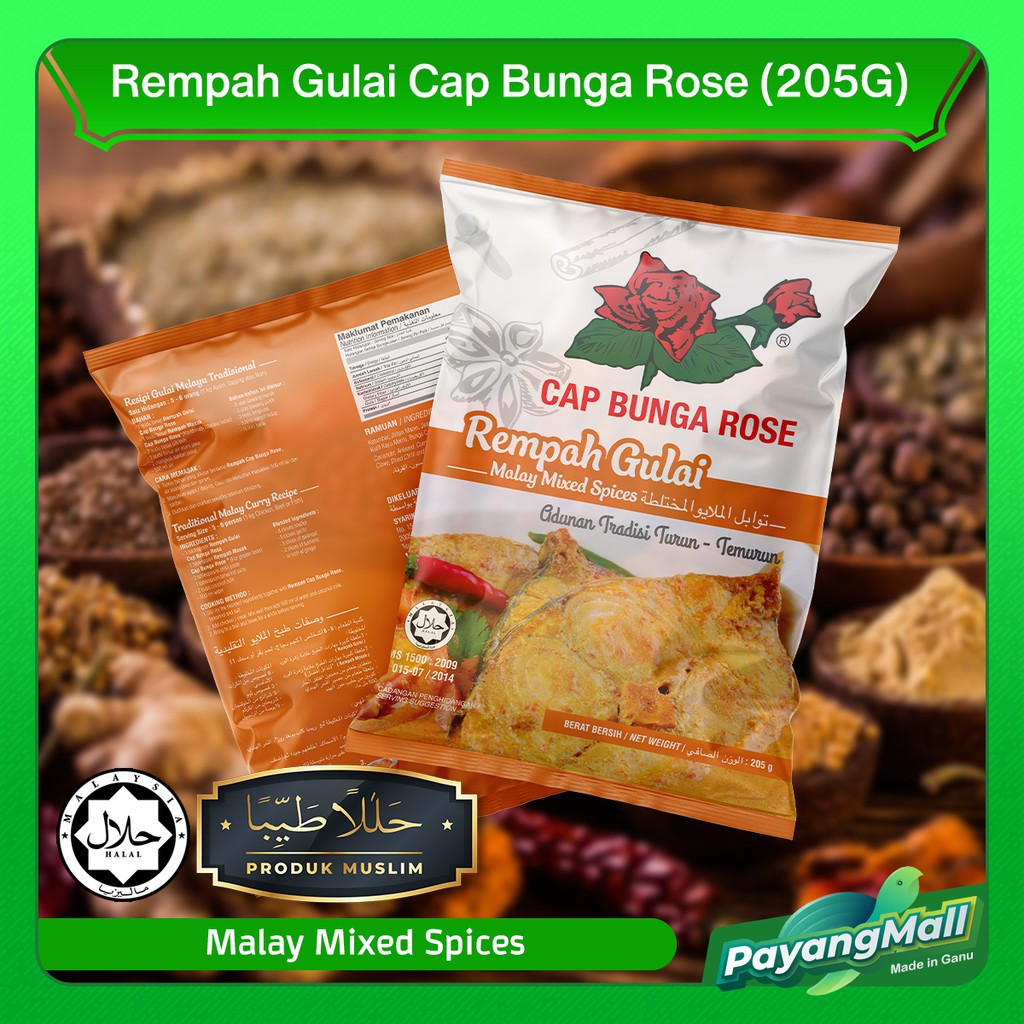 CAP BUNGA ROSE Rempah Gulai Cap Bunga Rose [Ejen Berdaftar] | PAYANG MALL