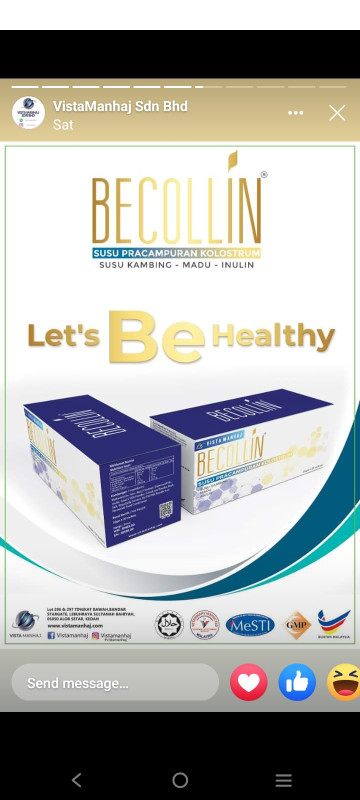 BECOLLIN SUSU KAMBING