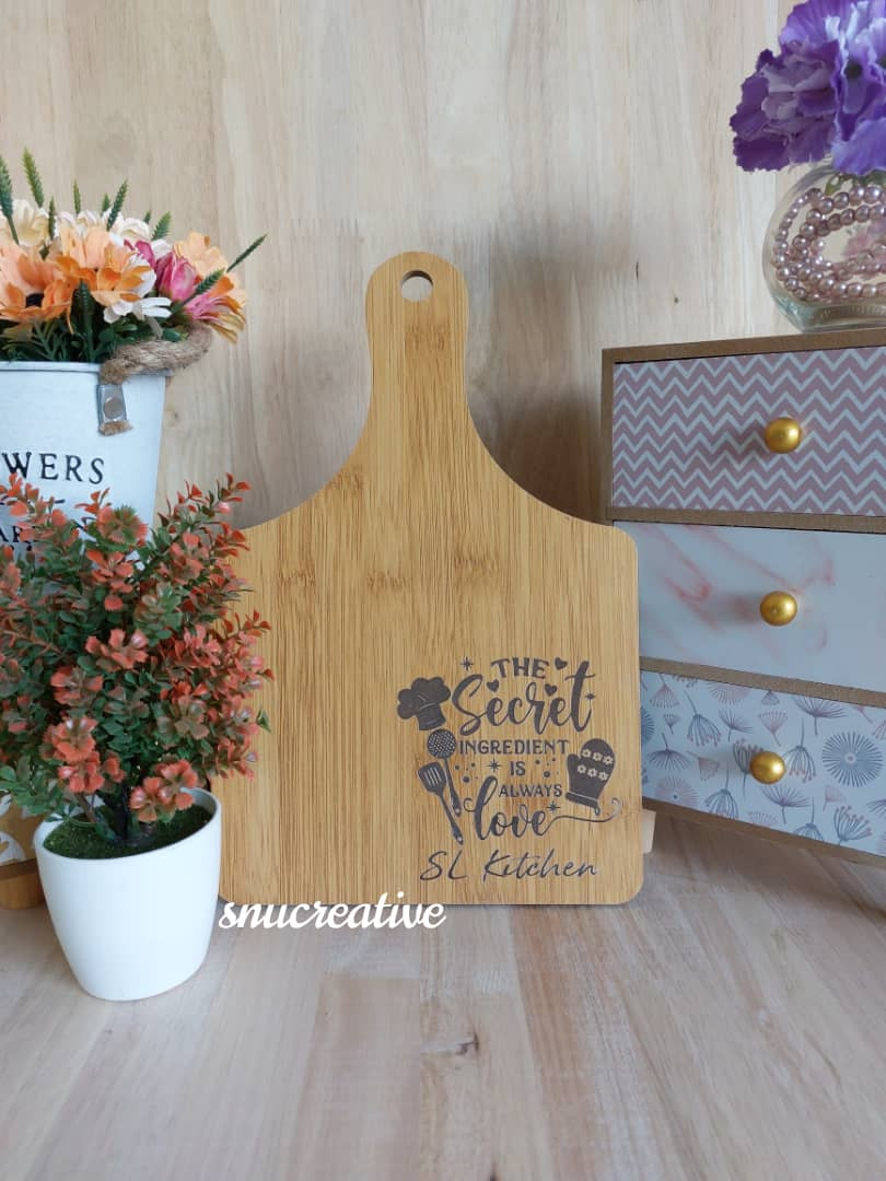 Engrave Custom Name Chopping Board CB5