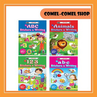 MIND TO MIND STICKER & WRITING BOOK (ANIMAL) WITH FREE MARKER❤️