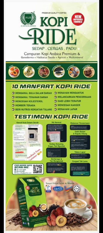 Kopi ride ganoderma