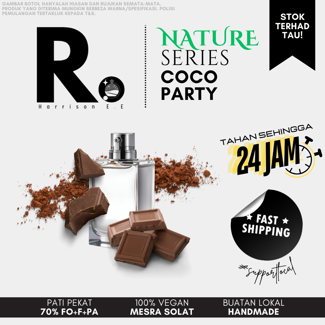 Harrison - Coco Party 30ML Long Lasting Perfume Tahan Lama