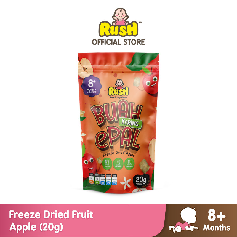 Rush Baby Freeze Dried Fruit Apple 20g