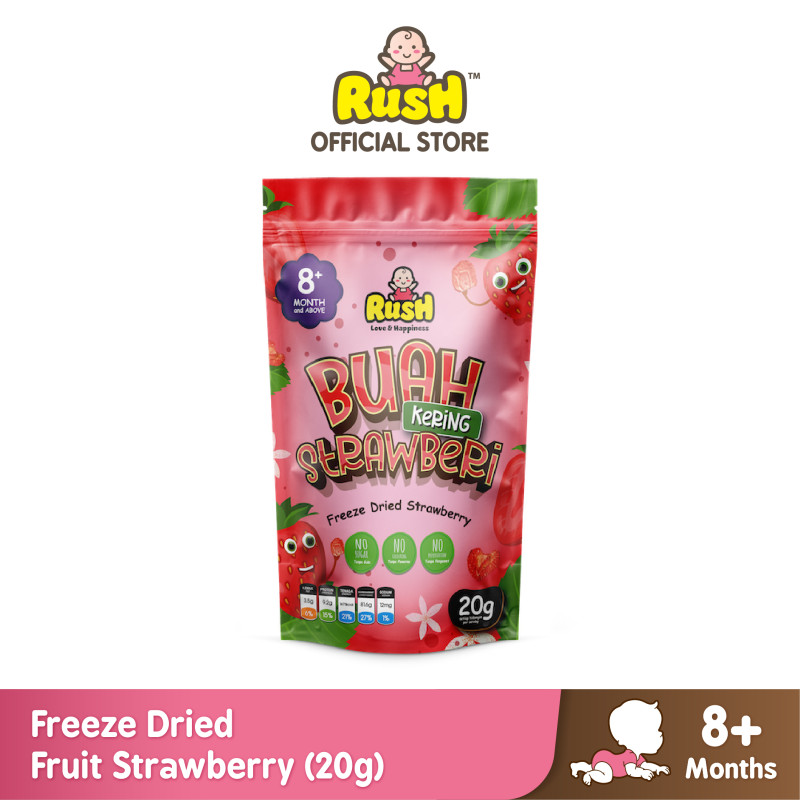 Rush Baby Freeze Dried Fruit Strawberry 20g