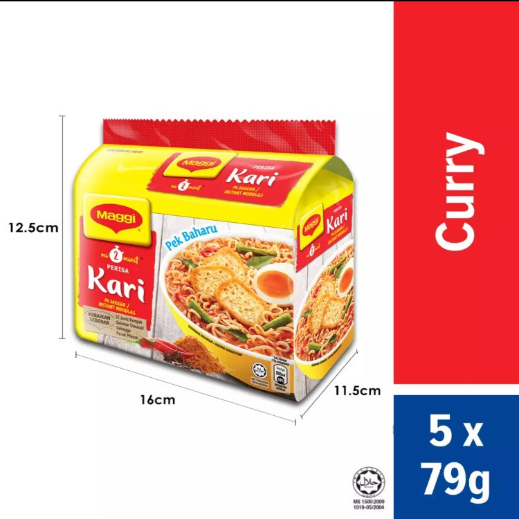 Maggi kari 5x79gm...