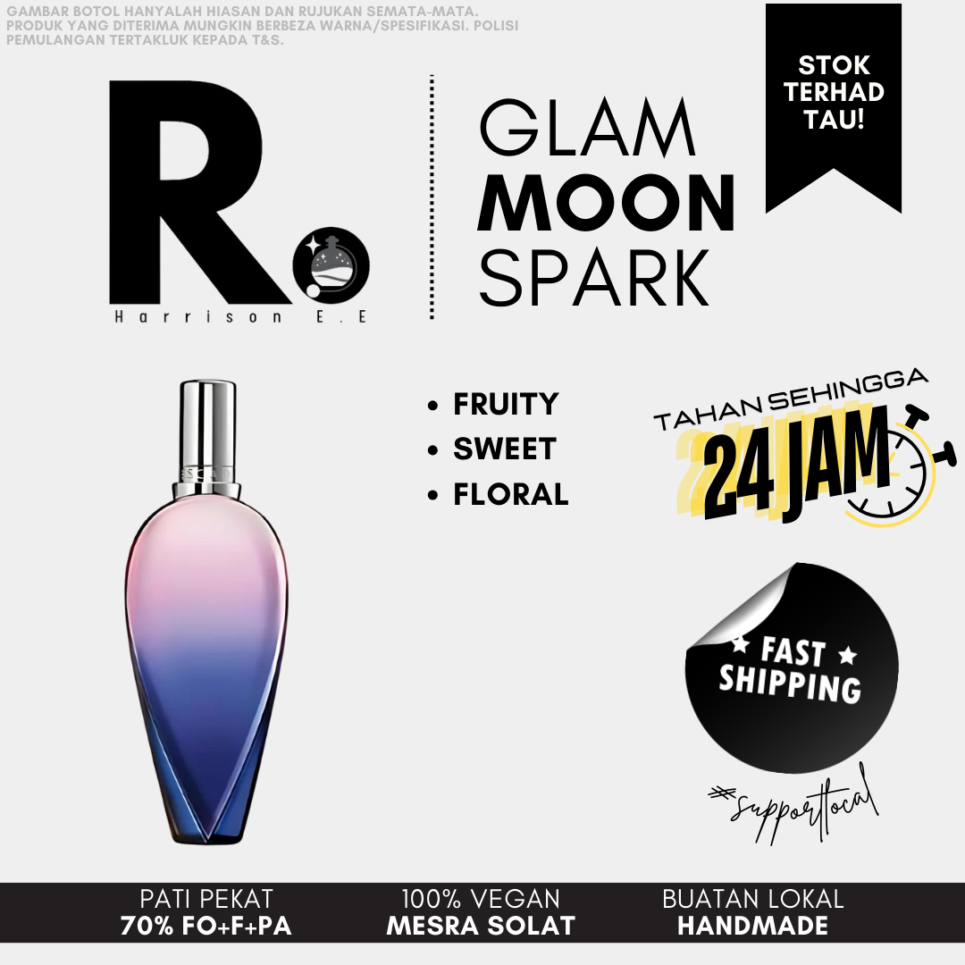 Harrison - Glam Moon Spark 30ML Long Lasting Perfume Tahan Lama