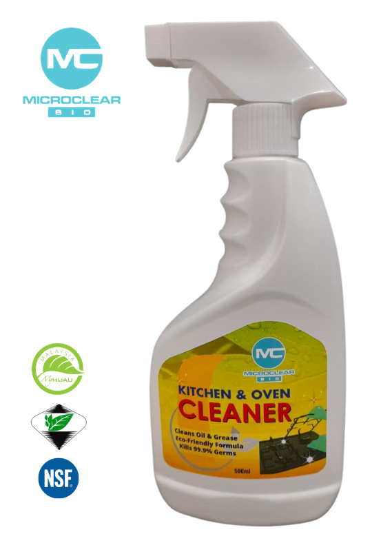MicroclearBio Households Eco-Friendly Kitchen Cleaner (500ml) spray bottle